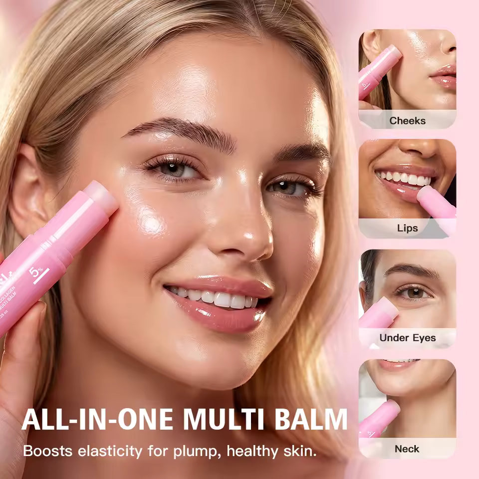 PDRN Pink Collagen Volume Multi Balm Stick - Anti-Aging Firming Cream